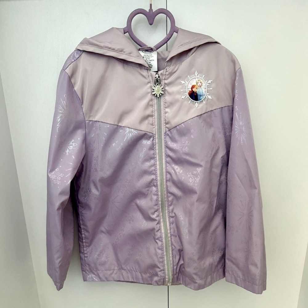 Disney Frozen Holographic Rain Jacket 5/6